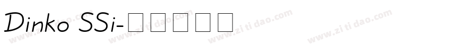 Dinko SSi字体转换